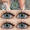 FUNSACHY 2 шт. Зеленые контактные линзы Натуральная красота Высококачественные цветные линзы Красота Косметика Макияж Ученики Глазные линзы Ежегодно