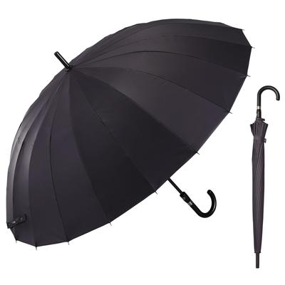 Зонт Waterfront Long Umbrella серии Thunder 20 Black 70 см, который выдерживает сильный ветер и снег Тоямы Petal