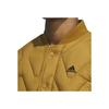 adidas Облегченная пуховая куртка в стиле Varsity, унисекс, стеганая, ветрозащитная, теплая верхняя одежда, желтая IX7085