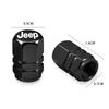 4Pcs Car Logo Metal Tire Valve Caps Wheel Dust Cover For Jeep Compass Renegade Grand Cherokee Wrangler JK Gladiator Patriot Libe JPYAX1