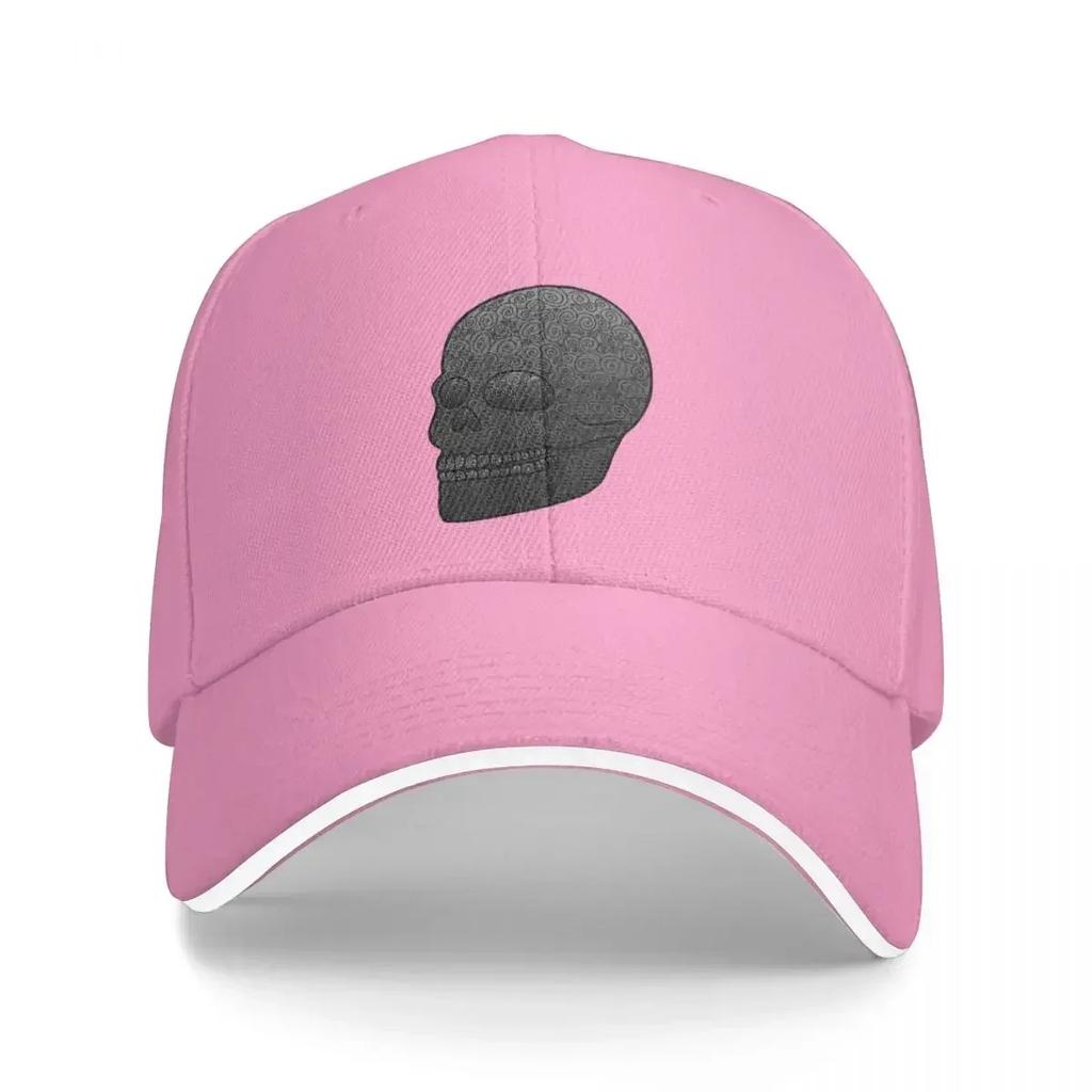 Кепка-бейсболка с вихревым черепом dad hat Смешные кепки Роскошная для женщин Мужская