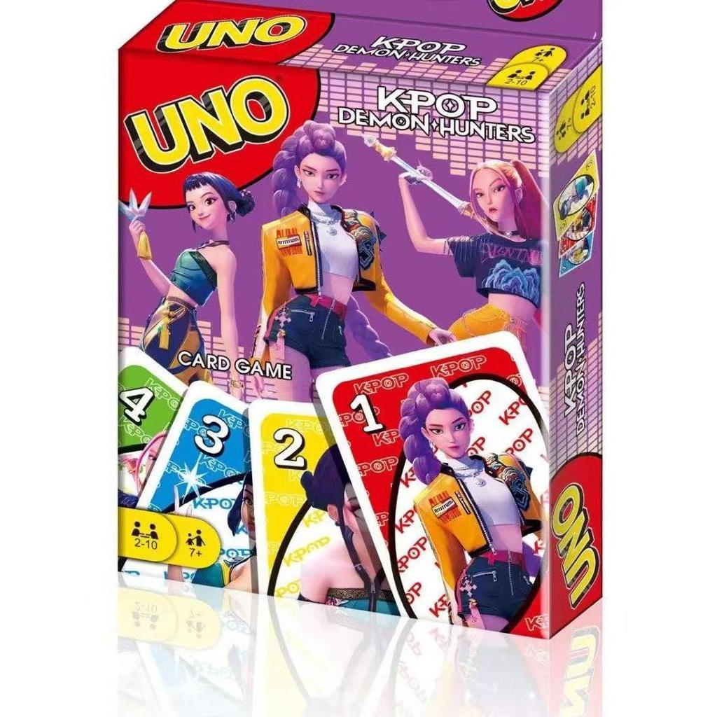 UNO Kpop Demon Hunters Card Game for Kids, Adults & Family with Deck Inspired by The Movie