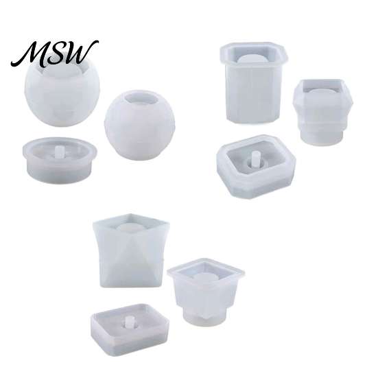 Fragrance Bottle Molds 2/3Pcs DIY Perfume Silicone Mold, Spray Making Mould, Pump Epoxy Casting Mold Container Resin Gift for Crafting Enthusiasts
