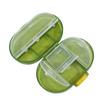 1pc Portable 8-Compartment Sealed Pillbox Moisture-Proof One Week Pill Box Mini Packaging Storage Case