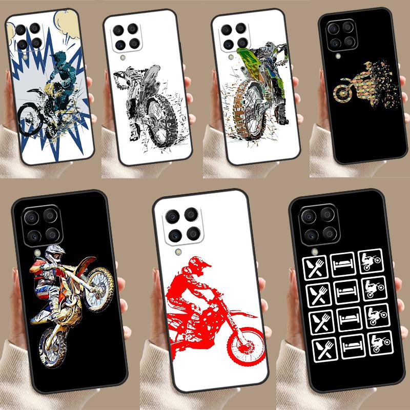 Freestyle Motocross Sport For Samsung Galaxy M31s M13 M33 M53 M52 M32 M12 M14 M34 M54 M11 M21 M51 M20 M15 M55 Case