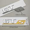 AABKP1 3D ABS GTS Logo Car Rear Trunk Emblem Badge Sticker For Porsche Cayenne Macan Panamera 911 Auto Styling Accessories
