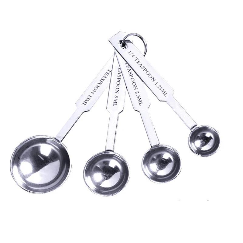 Кофейная мерная ложка, мерные стаканы, набор для штабелирования, кухонный набор мерных ложек, набор мерных стаканов из нержавеющей стали, ложки