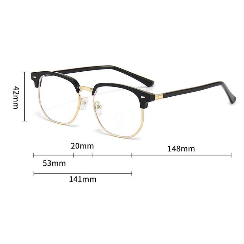Мужские компьютерные очки в стиле ретро с анти-синим светом, дизайнерские винтажные женские полуоправы, модные офисные женские аксессуары, очки