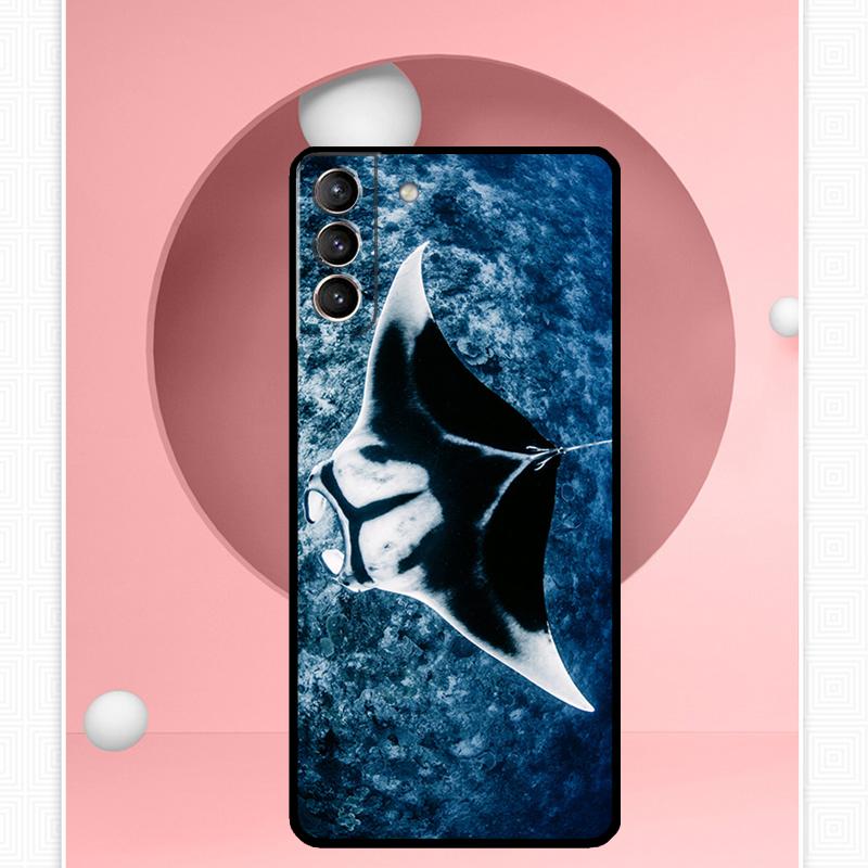 Чехол с животным скатом для Samsung Galaxy S24 Ultra S22 Plus S20 S21 FE S8 S9 S10 Note 10 20 S23 Ultra