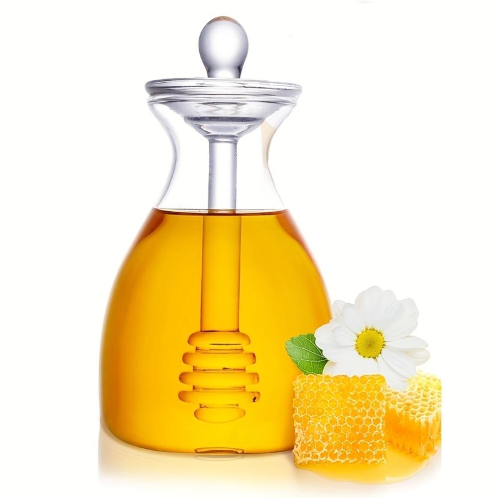 Large Capacity Honey Pot Three-dimensional Bee Honey Container Creative Syrup Jar  Breakfast