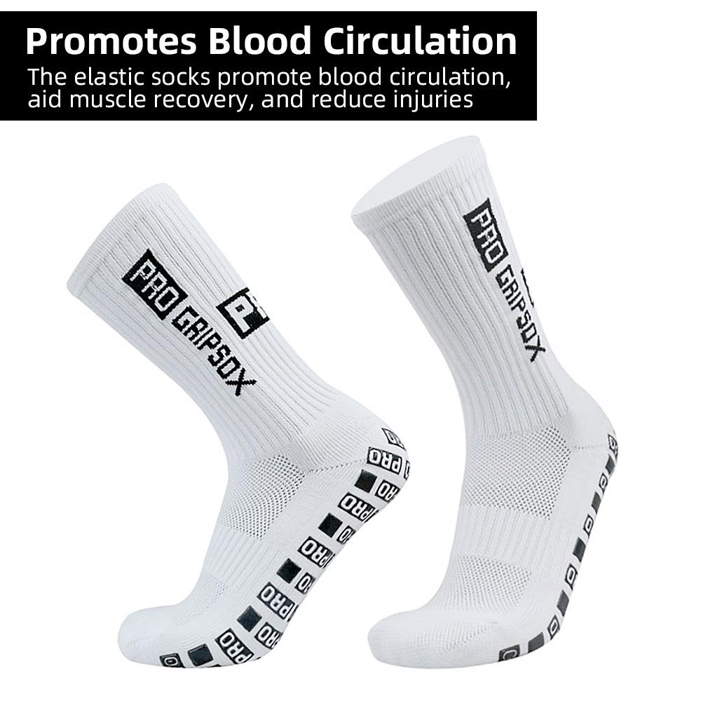 Спортивные носки Высокоэластичные футбольные носки с нескользящей ручкой для мужчин и женщин, размер 39–46, идеальный вариант