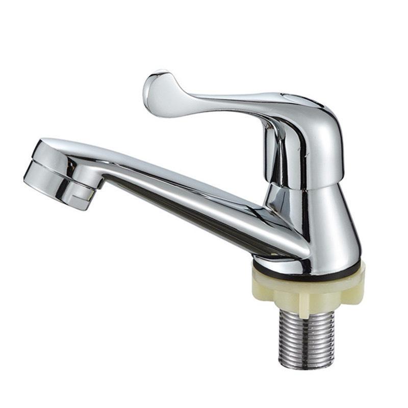 Alloy Washbasin Desktop 20MM Single Hole Quick Opening Faucet Washbasin Vertical Single Cooling Faucet Bathroom Faucet