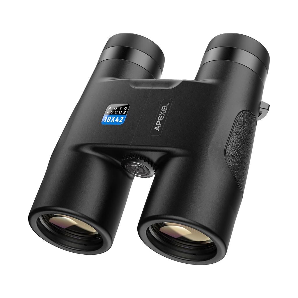 APEXEL 10x42 Fixed-Focus Binoculars for Adults & Kids High Powered FMC Lens BAK4 Prism Telescope