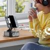 Беспроводная подставка-динамик 3-в-1 с Bluetooth 5.3 для iPad, планшета, держатель для мобильного телефона, складная подставка, поддержка, зарядка Power Bank для видеовстреч, прямых эфиров
