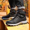 Мужские рабочие защитные ботинки с металлическим подноском, защитные ботинки, устойчивые к проколам, мужские уличные резиновые защитные ботинки, мужские водонепроницаемые ботинки