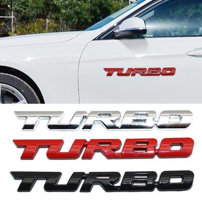TURBO буква металлическая наклейка клей автомобильный значок наклейка авто эмблема Стайлинг Декор