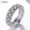 Классическое кольцо Lindon из медного сплава с цирконием, женские ювелирные изделия, свадебный подарок для вечеринки