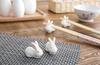 Speed Mao Cute Rabbit Ceramic Chopstick Set of 6 Rests,