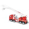 Inertia Fire Truck Models Kids Toy Car Pull Back Sliding Ladder Firetruck Vehicle For Toddler Collection Car Set Kids Boys Gift