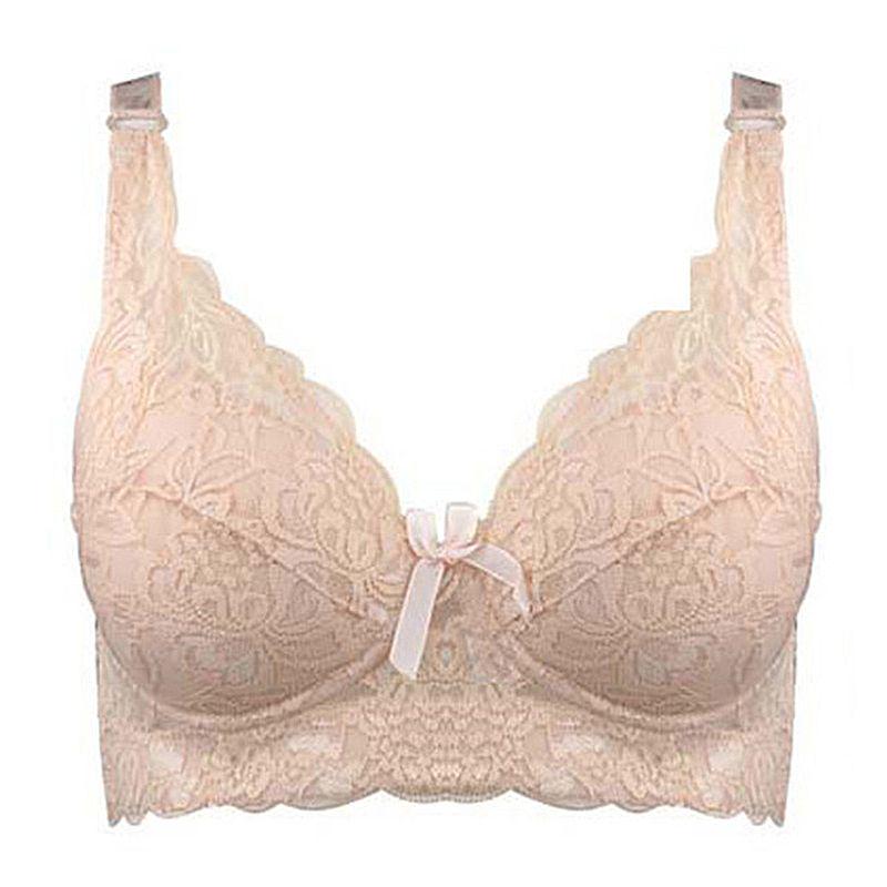Women Lace Bra Push Up Sexy Bras for Women Big Size Ultra Thin Lingerie Intimates C D