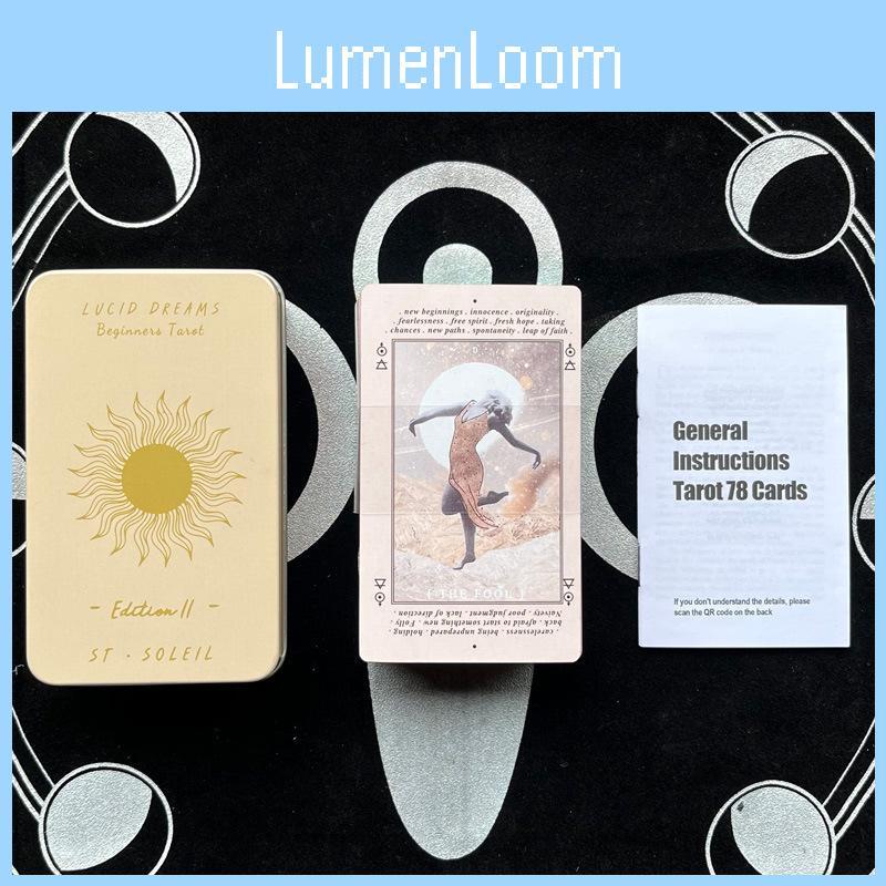 Lucid Dreams Tarot Oracle Cards With Premium Paper For Family Game Nights