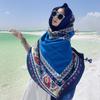 Thickened Women'S Travel Photography Shawl, Women'S Ethnic Style Scarf, Dual-Use Air-Conditioned Room Cloak