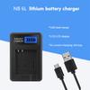 Compact ABS Camera Battery Charger LCD Display for Canon PowerShot SX710 Camera Versatile Charging Option USB Charger