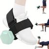 1PC/1Pair Dumbbell Foot Attachment for Leg Workout Tibialis Trainer Protective Gear Adjustable Weight Weightlifting Dumbbell Foot Strap