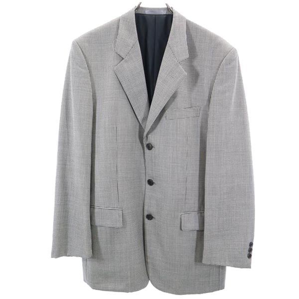 Paul Smith Houndstooth Pattern Suit Setup L Black X White Tailored Jacket Men's Used