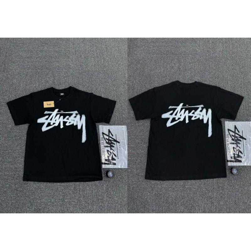 Mens Loose Fit Cotton Short Sleeve T-Shirt Heavyweight 230g Printed Tee Casual Wear