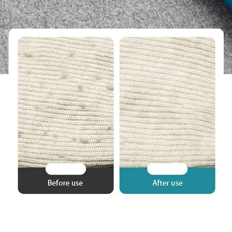 Щетка для удаления шерсти домашних животных Двусторонняя щетка для удаления ворса Портативный ручной пуходерка для одежды Тканевый триммер для катышков Ковровая щетка для одежды