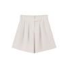 Suit Shorts Women's High Waist and Thin Loose Commuting Versatile New Small Wide-leg Ice Silk Five-point Pants