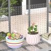 Handmade DIY Special Acrylic Perforated Board White PP Organic Glass Perforated Board Model Making Storage Partition Board Tool Display Storage Rack