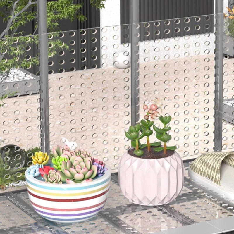 Handmade DIY Special Acrylic Perforated Board White PP Organic Glass Perforated Board Model Making Storage Partition Board Tool Display Storage Rack