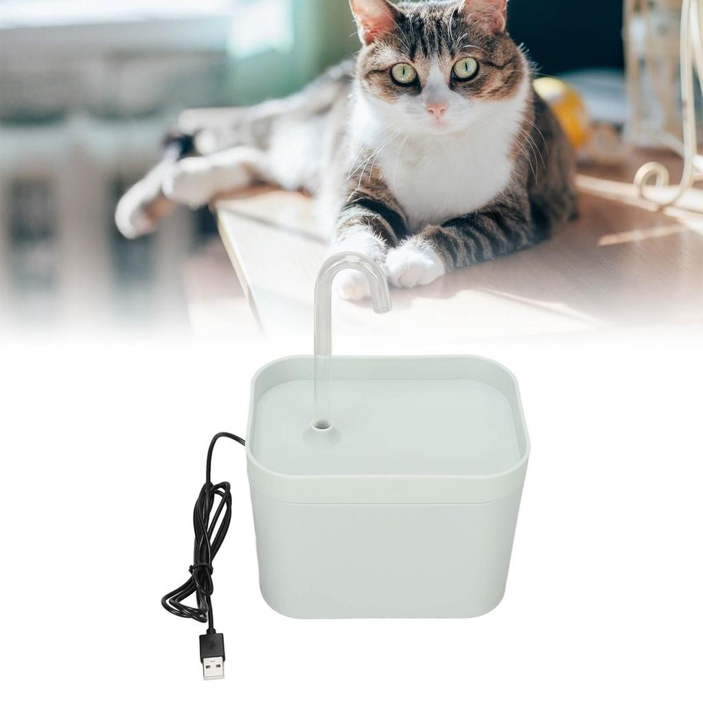 1.5L Cat Water Fountain Автоматический малошумный питьевой фонтанчик для домашних животных Диспенсер для кошек и собак