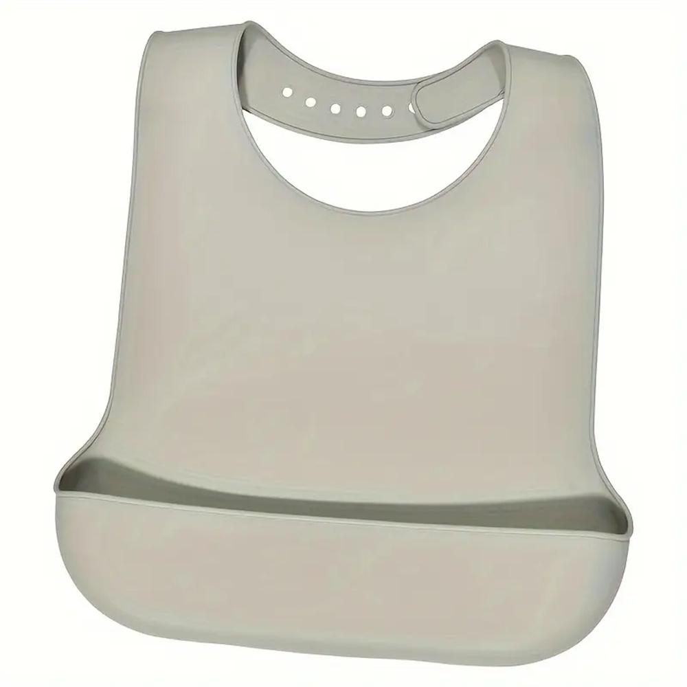 Большие силиконовые нагрудники для взрослых, водонепроницаемые пищевые нагрудники с карманом, помощь при приеме пищи для пожилых мужчин и женщин, портативная посуда, доступ