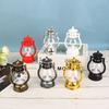 Vintage Portable Oil Lamp Led Night Lights Battery Powered Indoor Outdoor Hanging Lanterns Festive Party Decoration