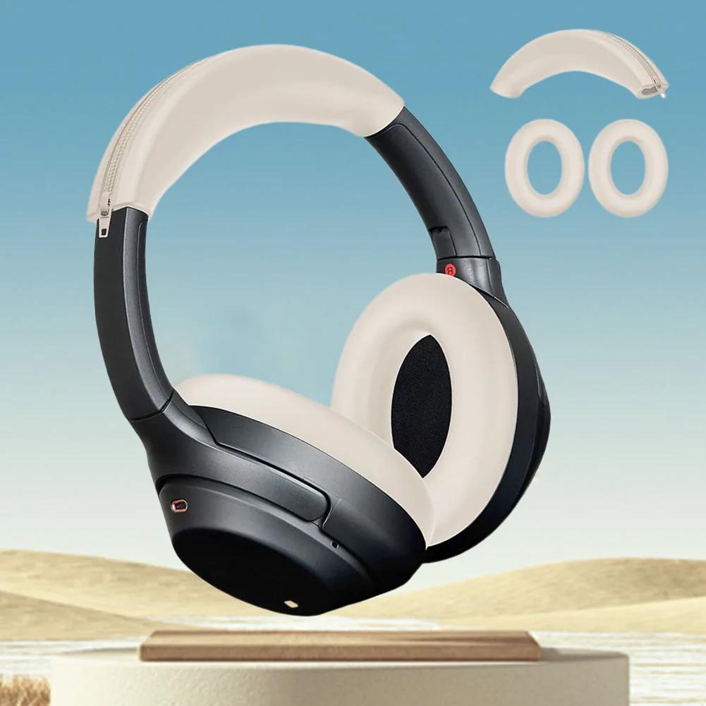 Silicone Ear Pads Cushion Cover Soft Earpads Headbeam Sleeve Headphone Case for Sony ULT WEAR WH-ULT900N/WH-1000XM3/XM4