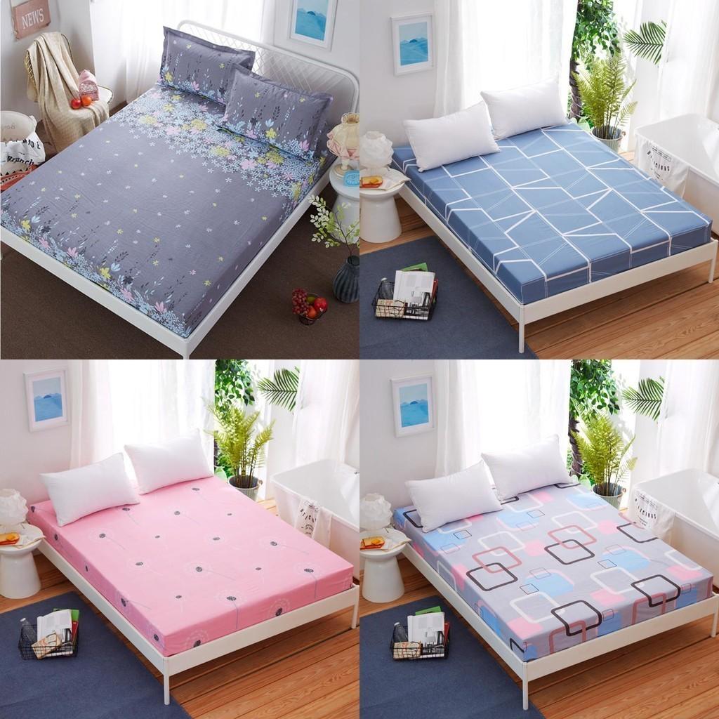 Роскошная простыня на резинке с цветочным принтом размеров Твин, Фул, Квин, Кинг для максимального комфорта