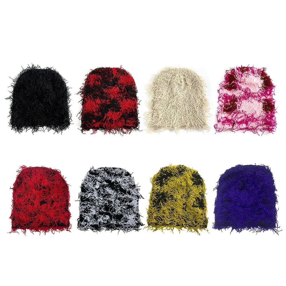Thickened Autumn Winter Hats Soft Beanie Caps Fashion Warmer Bonnet
