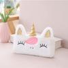 Плюшевый Единорог Очаровательная Пеналы Licorne Kawaii Девочки Estuche Para Lpices для Trousse Astuccio Холст Школьный School Cartuchera Высокое Качество