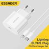 Essager Зарядные устройства с кабелем Lightning для iPhone PD 20 Вт USB C Комплект зарядного устройства для iPhone 14 13 12 iPad Pro Max Комплект быстрой зарядки Type C