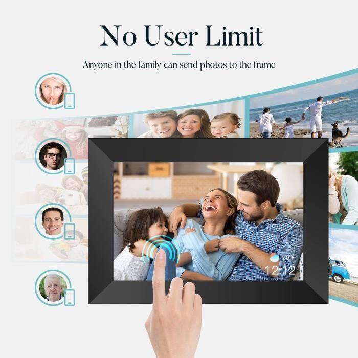 Cadre Photo Numérique - Dreamtimes - 8 Pouces - Écran Tactile HD - WiFi - 32 Go