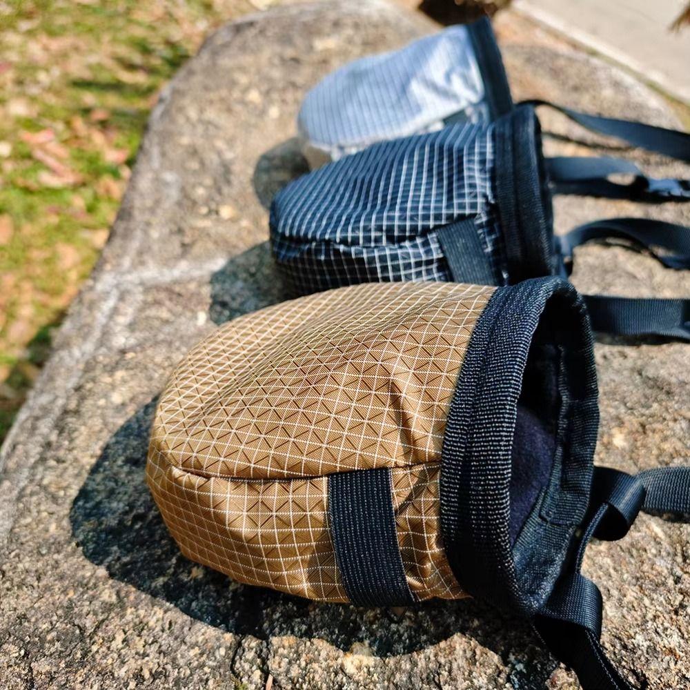 Portable Rock Climbing Chalk Bag Drawstring Dry Magnesium Powder Pocket Running