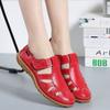 Женские летние простые повседневные удобные туфли без шнуровки на плоской подошве из искусственной кожи, мягкие туфли