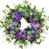 Valentines Day Artificial Flower Wreath Hanging Decor Home Window Door Party Decoration