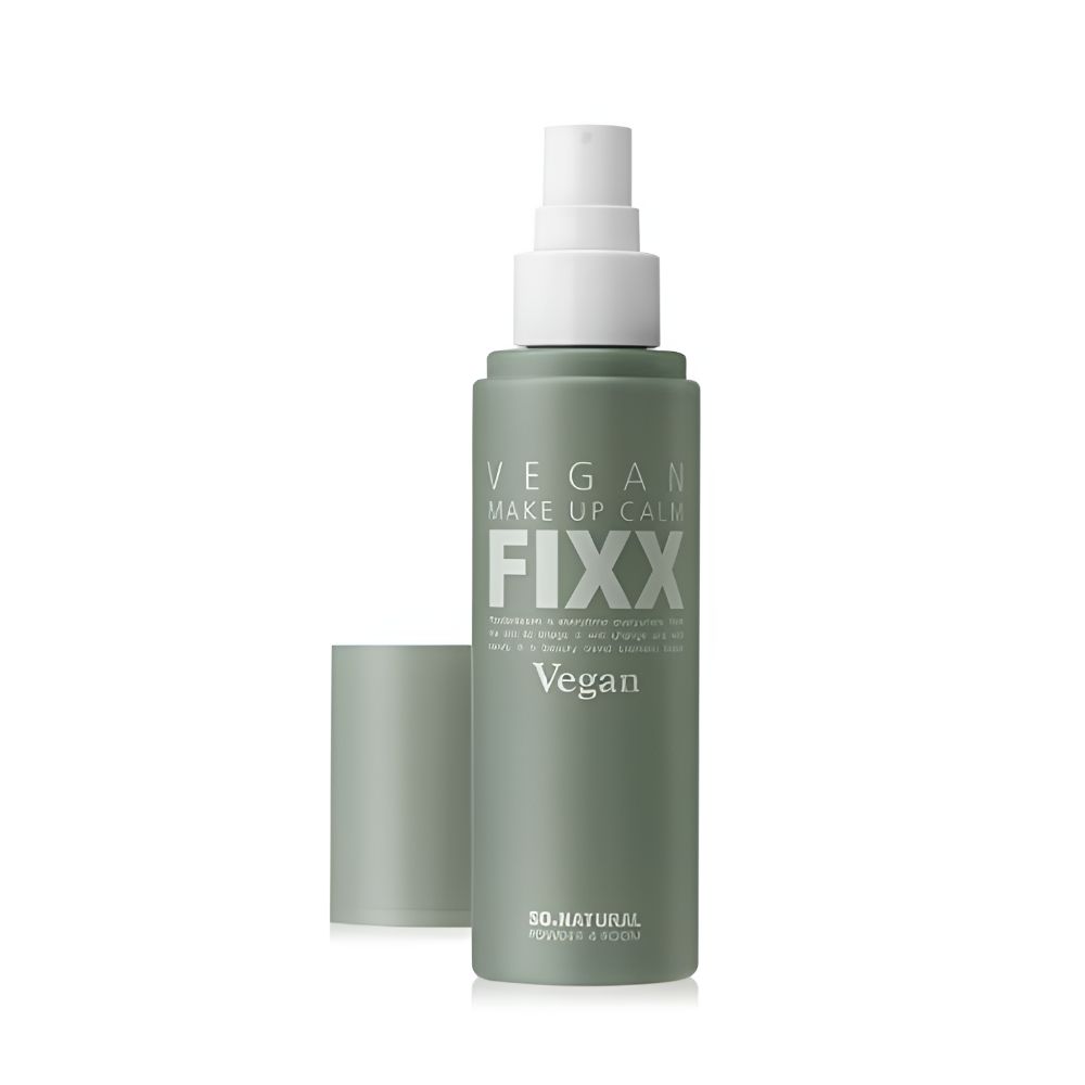 SO NATURAL Vegan Makeup Calm Fixer 100ml Hydrating Soothing Setting Spray