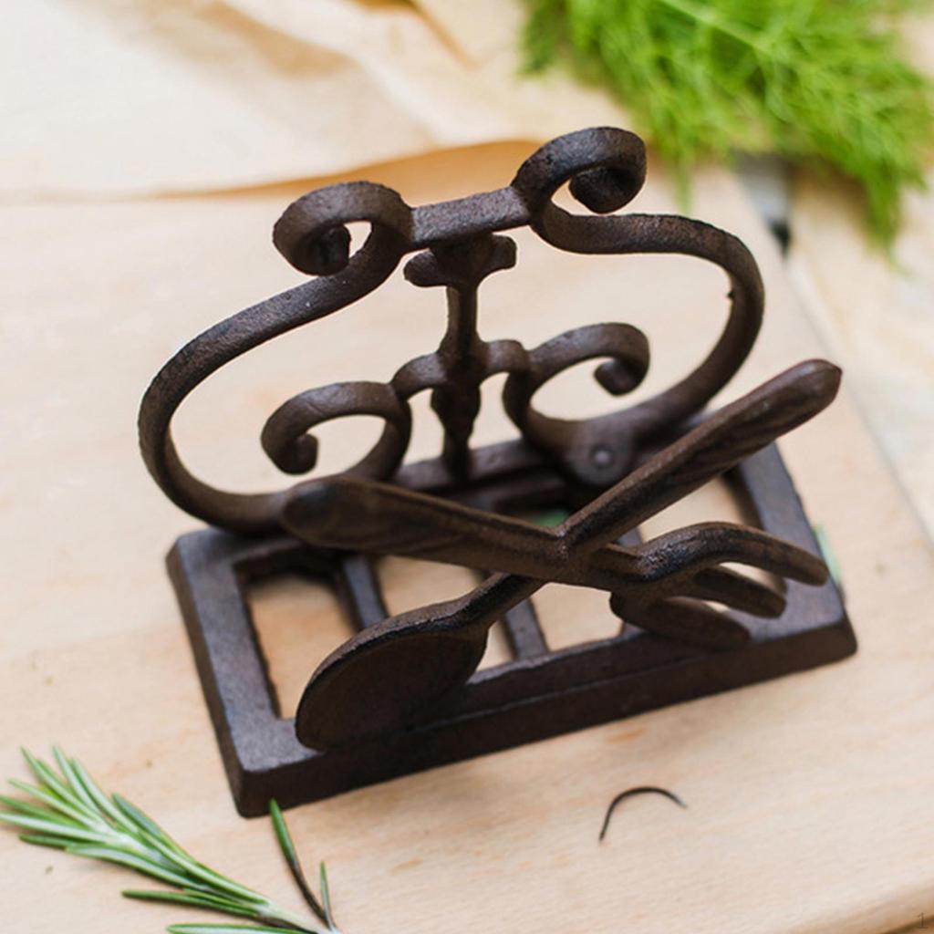 Elegant Napkin Holder for Dining Table - Vintage Iron Design