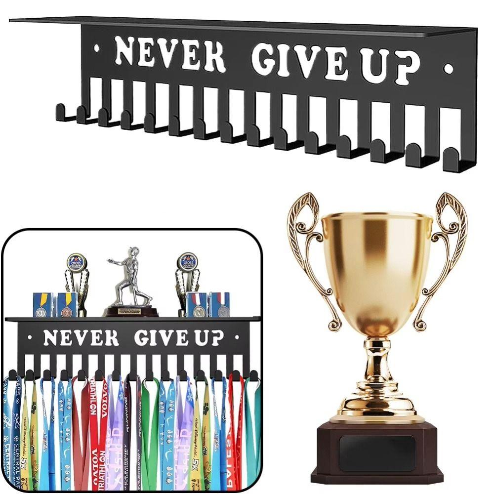 Large Capacity Medal Hanger Holder Wall Mounted Ribbons Medal Display  Home Decor