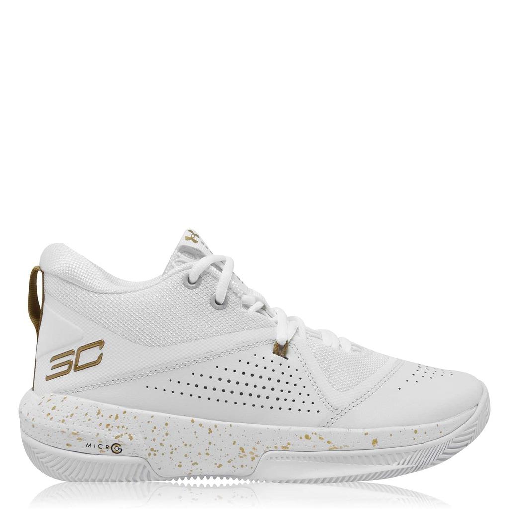 UNDER ARMOR Basketball Shoes SC Three Zero 4 3023917 BK Bash Stephen Curry WHT/WHT/MGD (White/27.5/Men's)